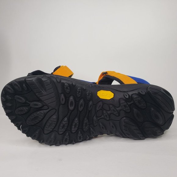 Merrell Vibram Outsole Black/Blue/Orange Strap Hik main image 6